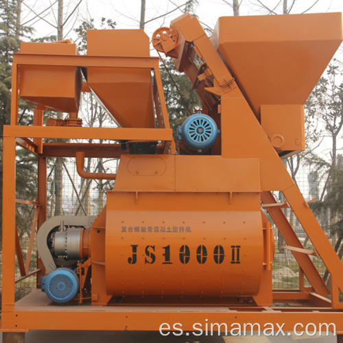 JS1000 Última máquina mezcladora de concreto